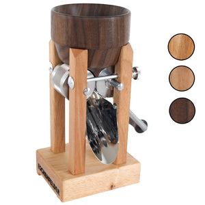 Broyeur à grains Eschenfelder, modèle de table, entonnoir en bois