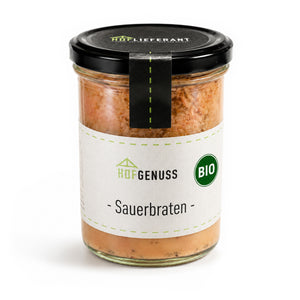 Bio Sauerbraten im Glas 420 g vom Hoflieferant Munz