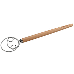 Zassenhaus Frusta danese in faggio e acciaio inox, 35 cm